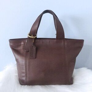 Coach vintage 90s Waverly tote leather mahogany #4133 EUC